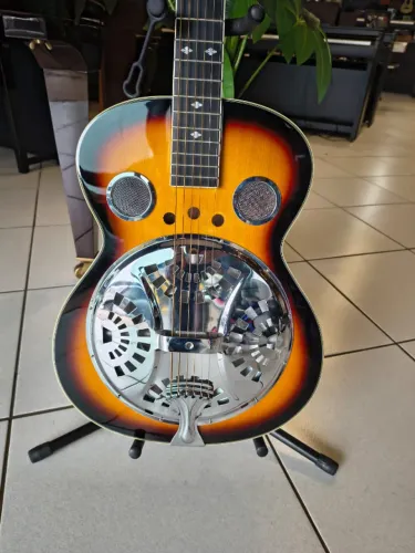 Violão acústico Ressonador Strinberg SDB30 sunburst Mixer Instrumentos Musicais
