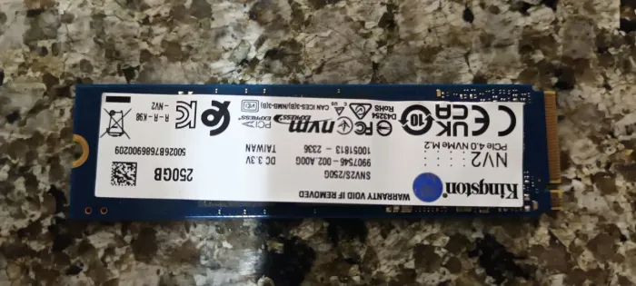 Nvme Ssd 250gb