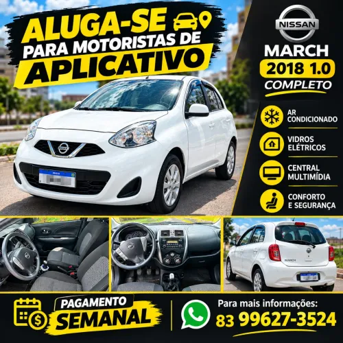 Alugo carro para motoristas de aplicativo