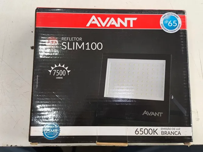 Refletor Avant Led 100w 7500 lumens branca 