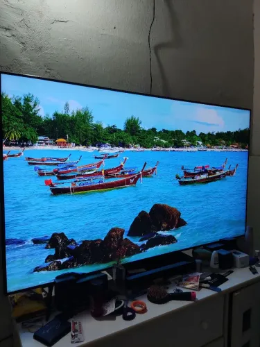 Tv 4k 55 Samsung na garantia 