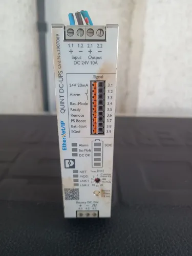 Vendo Fonte de Alimentação Ininterrupta QUINT4-UPS/24DC/24DC 10/EIP IQ TECHNOLOGY. Leia.