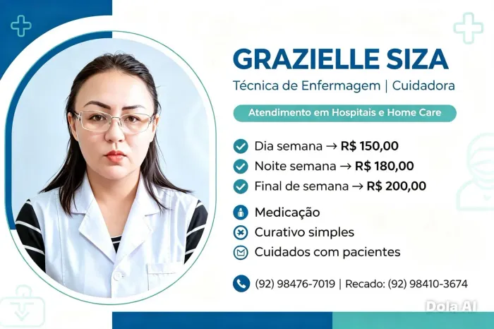 Home Care e acompanhante em hospital