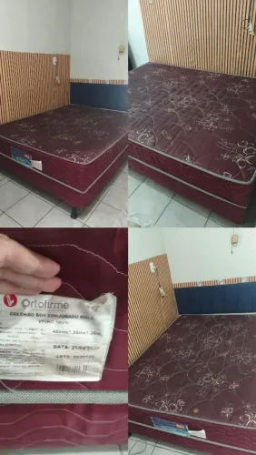 Cama Casal, Colchão conjugado mola.