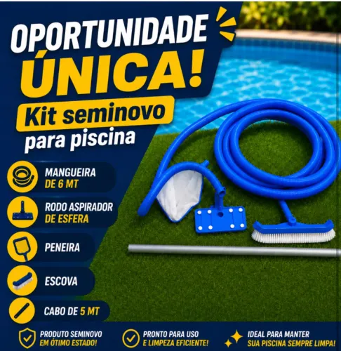 Kit limpeza piscina