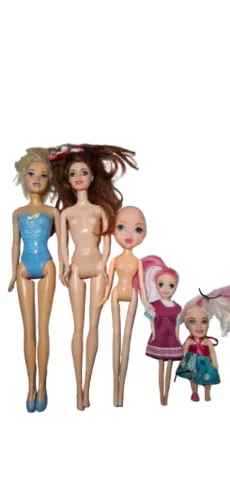 Lote 5 Bonecas Variadas: Barbie Mattel, Masha Sunny e Mais (Desapego)