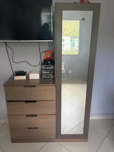 Comida com espelho 