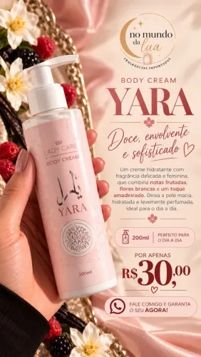 CREME HIDRATANTE - YARA