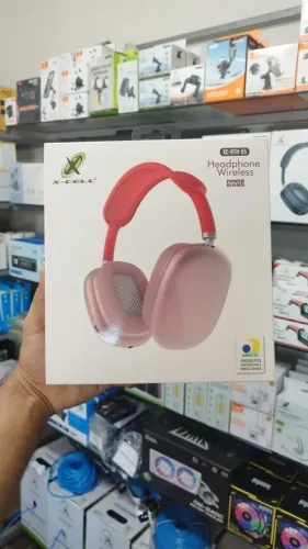 FONE DE OUVIDO BLUETOOTH SEM FIO ROSA AZUL