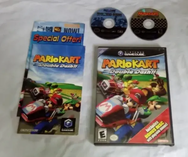 Mario Kart Double Dash Original - Com Bonus Disc - Gamecube