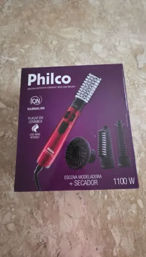 Escova rotativa philco ceramic spin ion 4 em 1