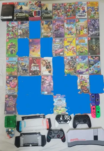 Nintendo Switch Jogos e Controles