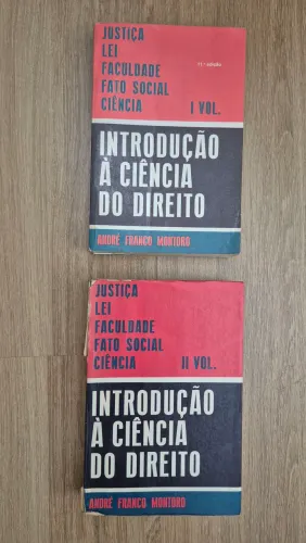 Introdução a ciência do direito VL. I / VL. II. (André Franco Montoro)