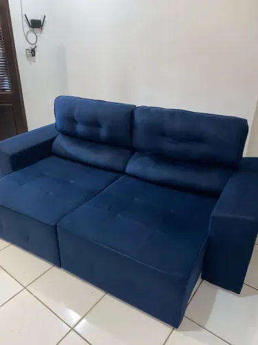 Sofá retrátil e reclinável super conservado