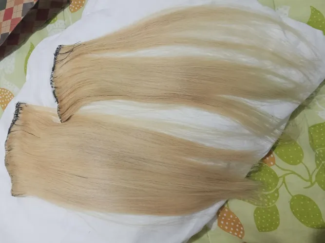 VENDE-SE CABELO HUMANO LOIRO - 44 CM