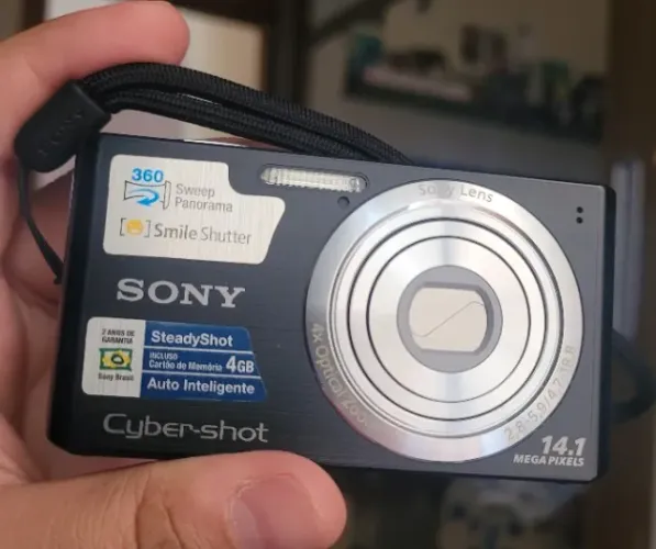 cyber-shot preta dsc-w610 14,1 mega pixels