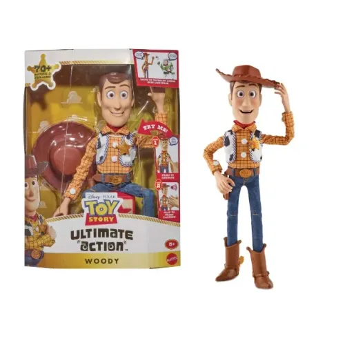 Boneco Interativo Woody - Ultimate Action Toy Story - Mattel