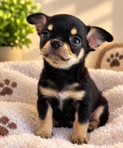 Lindos bebês chihuahua