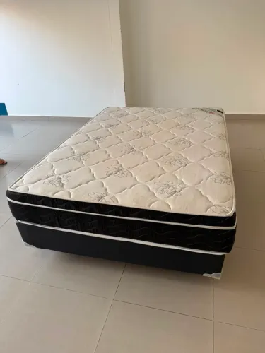 Cama box casal what?s 9- *