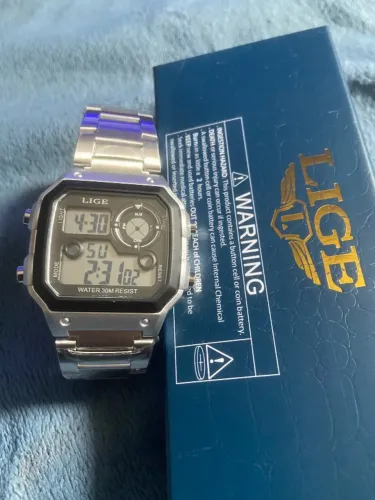 RELOGIO LIGE DIGITAL A PROVA DAGUA