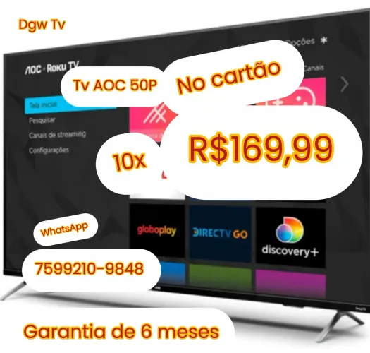 Tv aoc 50 polegadas