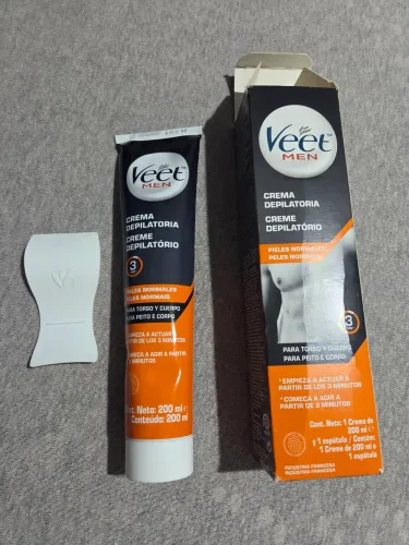 Creme Depilatório Veet Men Pele Normal 200ml NOVO