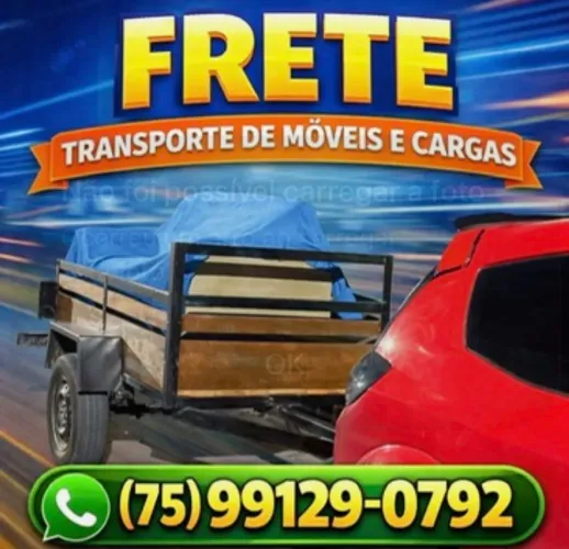 Frete de mudança e transporte