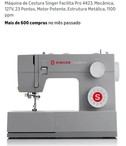 Máquina de Costura singer facilita pro 4423