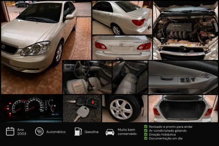 Toyota Corolla Se-g 1.8/1.8 Flex 16V Aut. 2004
