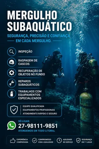 Mergulho/ Inspeções e serviços