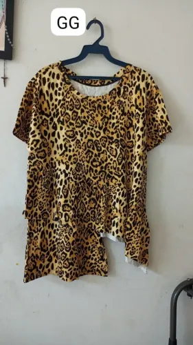blusa feminina animal print gg