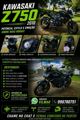 KAWASAKI Z750 2010 À VENDA