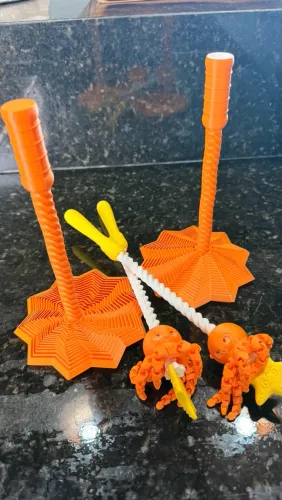 Varinha polvo ou estrela - brinquedo