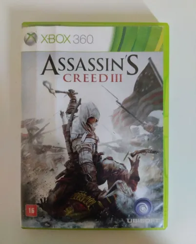 Assassin's Creed III - Original, Xbox 360 - Sem arranhados 