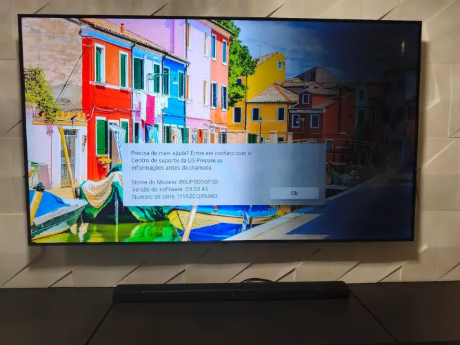 Smart TV LG 86" 86UP8050PSB 4K (Com Defeito no LED / Tela Perfeita)