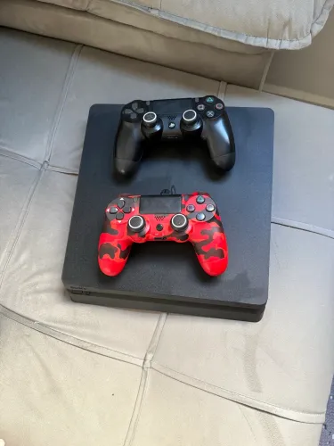 PS4 Slim 1TB Completo - Pronto para Jogar