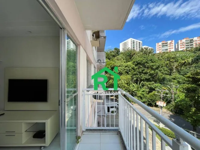 Apartamento com 2 quartos, 1 vaga e lazer à venda em Enseada, Guarujá