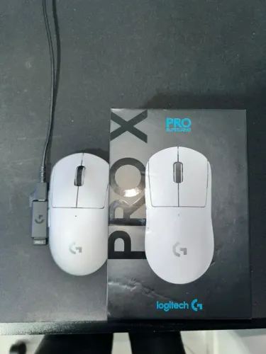 Mouse Logitech G Pro X Superlight Branco | NF + Garantia + Caixa