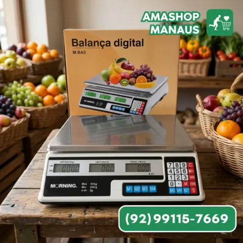 Balanca Digital Comercial 40kg Alta Precisao