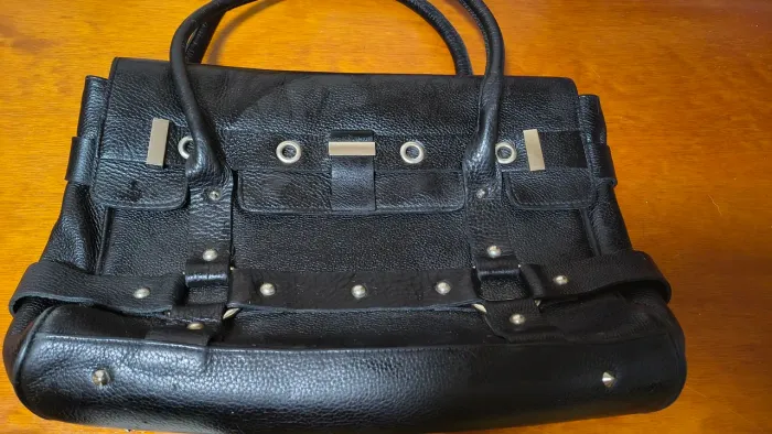 Bolsa de couro grande 
