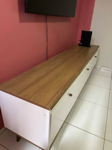 Rack para Sala de Estar 180cm 3 portas 