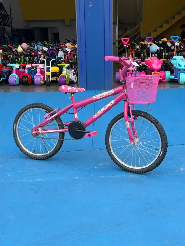 Bicicleta da Barbie aro 20 seminova