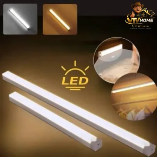 Barra de LED 50 CM Com Sensor de Movimento + Entrega Grátis