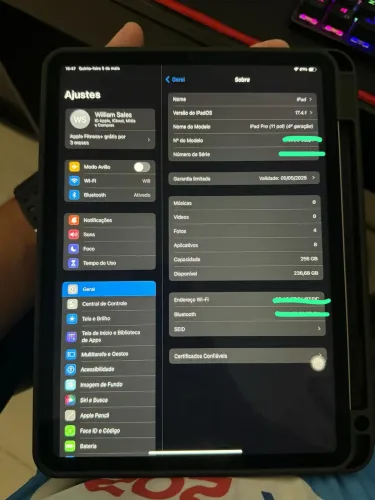 Vendo IPad Pro 11 polegadas 4º geração