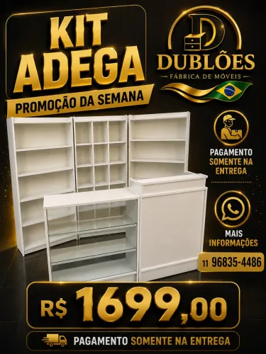 Kit adega completo promoção da semana 