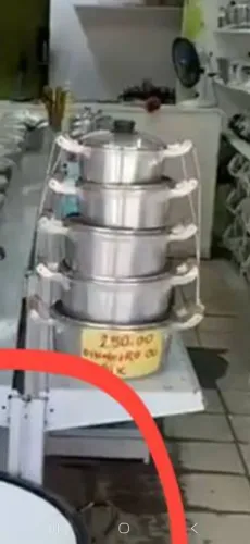 Conjunto de panelas alumínio