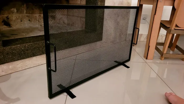 Grade de proteção para lareira 75x45