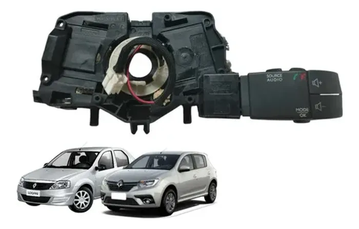 Comando De Seta Renault Sandero Logan 2010 A 2013 Detalhe