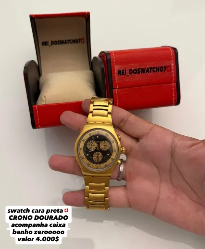 Swatch cara preta zeroooo