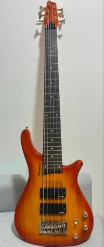 Vendo contrabaixo 6 cordas ativo Strinberg 6LB 26A